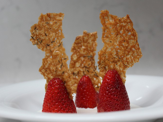 fresas con nata, liquida Xabier Gutierrez